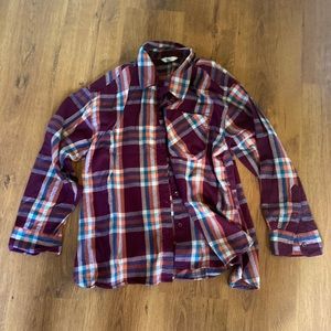 Time in true flannel shirt